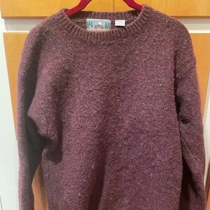 Eastern Mountain Sports Purple Crew Neck Sweater